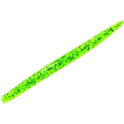 Yum YDG532 Dinger Soft Plastic Worm 5" Chartreuse Pepper