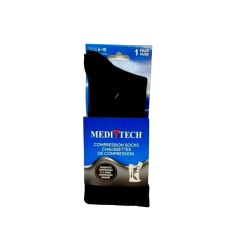 Compression Socks Women's Black Size 6-10 Medi Tech