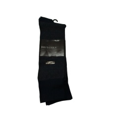 Dress Socks 2pk. Navy XL Britches Made in Canada
