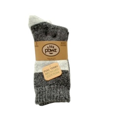 Socks Boot Bear Pawz 3pk. Size 5-10