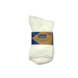 Socks Women's Keds 7pk. White Rib Crew