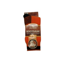 Work Socks Men's Bootgear Outdoors Gt Orange J.b. Field's Made in Canada