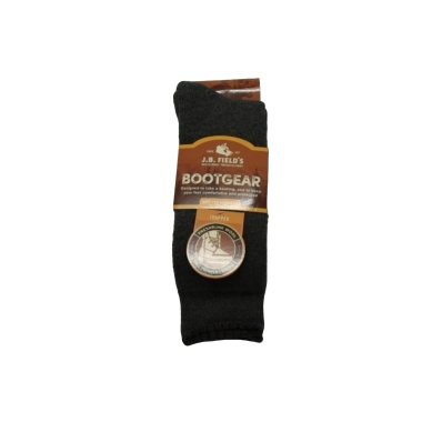 Work Socks Men's Bootgear Trapper Charcoal Preshrunk Wool J.B. Field's Made in Canada