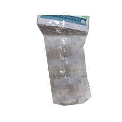Craft/Bead Storage 3pk Screw-Stack Canisters