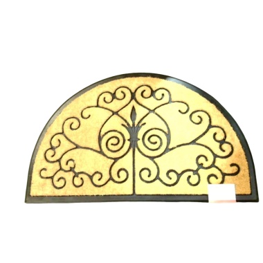 Half Round Coir Mat 24 X 39