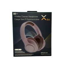 Headphones Wireless Over-Ear X60 Black Cm Mobile