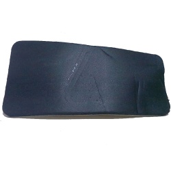 Foam Black Trapezoid 9-3/4 X 4-3/8" X Adhesive Back"