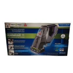 Pet Stain Eraser Powerbrush Cordless Carpet & Upholstery Cleaner Bissell
