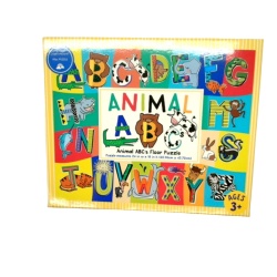 Animal ABC's Floor Puzzle 60pcs. 24 x 18" Ages 3+"