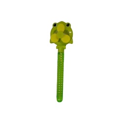 Coloured bubble tubes with pinwheel