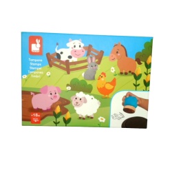 Fabric Stamps Farm Animals 6pk. Assorted - each sold individually