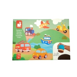 Fabric Stamps Vehicles 6pk. Assorted - each sold individually