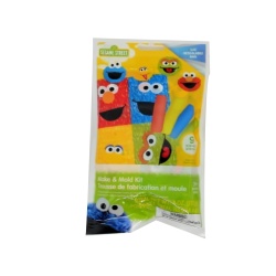 Make & Mold Kit 9pcs. Sesame Street In Resealable Bag