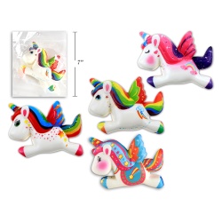 Squishy Unicorn 4.75in x 3.33 inch