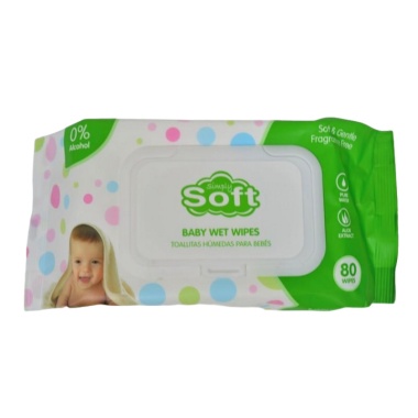 Wet Wipes 80pk Simply Soft