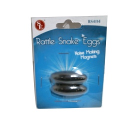Rattle Snake Eggs Noise Making Magnets 2pk.