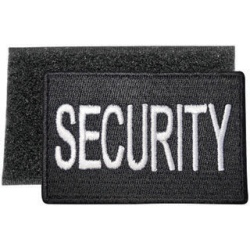 Security Patch - Flexible Fabric Patch With Hook And Loop Backing