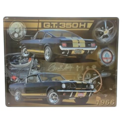 Metal Sign 12 x 15" 1966 Shelby G.T. 350H"