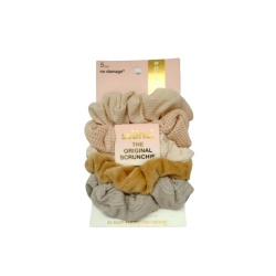 Hair Scrunchies 5pk. No Damage Scunci