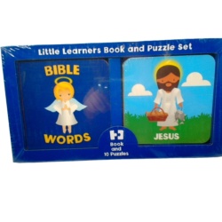 Little Learners Book And Puzzle Set Bible Words