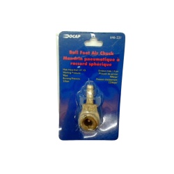 Ball Foot Air Chuck 1/4 Docap"