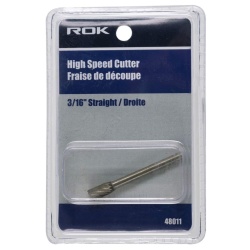 High speed cutter 3/16 inch for soft metal, plastic, wood