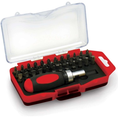 Ratcheting screwdriver bitset 37 pcs