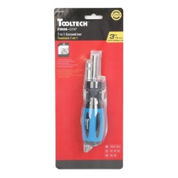 Screwdriver 7 in 1 with wall storage clip