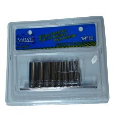 9pc 1/4 Deep Socket Set S.a.e."