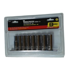 9pc 3/8 Deep Socket Set S.a.e."