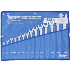 Combo Wrench Set Sae14 Pc 3/8 to 1.1/4cr-v