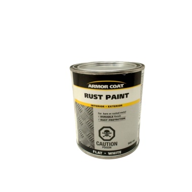Rust Paint 946ml. Gloss Brown Interior Exterior Armor Coat