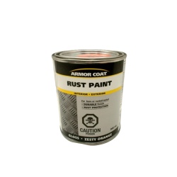 Rust Paint 946ml. Zesty Orange Interior Exterior Armor Coat