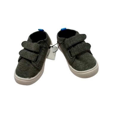 Boy's Toddler Casual Canvas Shoes Grey Assorted Sizes Coxist