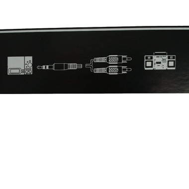 3.5mm male to 2 RCA male 12 foot stereo
