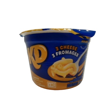 Kraft Dinner 3 Cheese Flavour Microwavable Cup 58g. (or 10/$12.99)