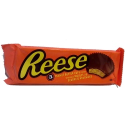 Reese's Peanut Butter Cups 3pk. Chocolate Bar 46g.