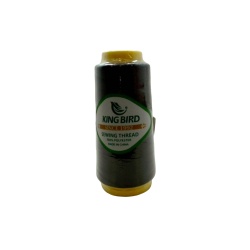 Sewing Thread Black 1500m 100% Polyester King Bird