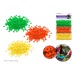 Polymer Clay Beads: 6mm Round Heishi 45g 3-Col 15g ea C) Tropicana