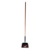 Scraper ICE sidewalk 6.25x4 inch wooden handle
