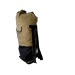 Duffle bag waxed canvas deluxe olive-black 22x38 inch 55x95 cm