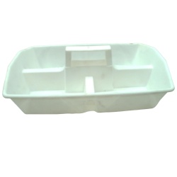 Tool Carrier Bin Grey Plastic 16 x 10""