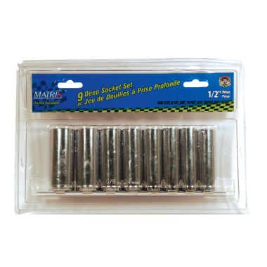 9pc 3/8 Deep Socket Set S.a.e.