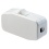 Switch heavy duty feed thru with toggle rocker white