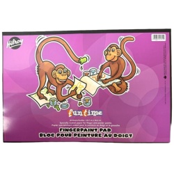 Hilroy Funtime Fingerpaint Pad 18x12" 30 Sheets"