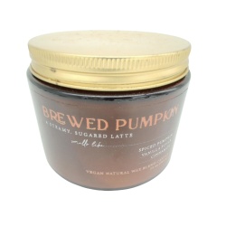 Jar Candle 13oz. Brewed Pumpkin Vegan Natural Wax Blend