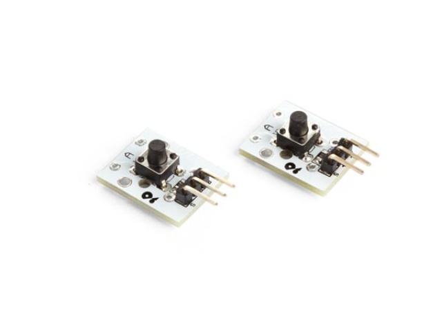 ARDUINO® COMPATIBLE TACTILE SWITCH SENSOR MODULE (2 pcs)