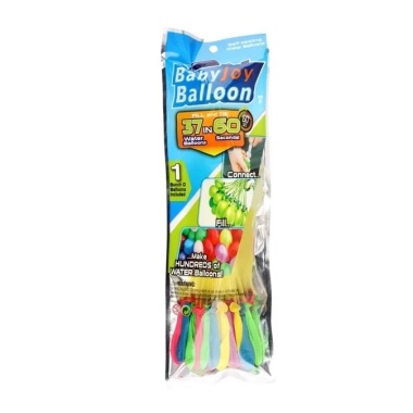 Water Balloons Rapid Fill 37Pk Happy Baby Balloons