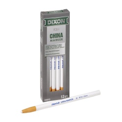 China markers 12pk- paper wrapped white (B/U $1.49 Ea)