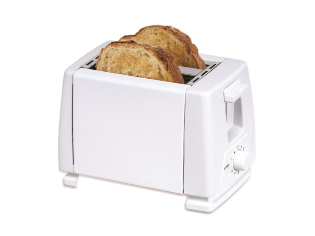 2 Slice Toaster - White